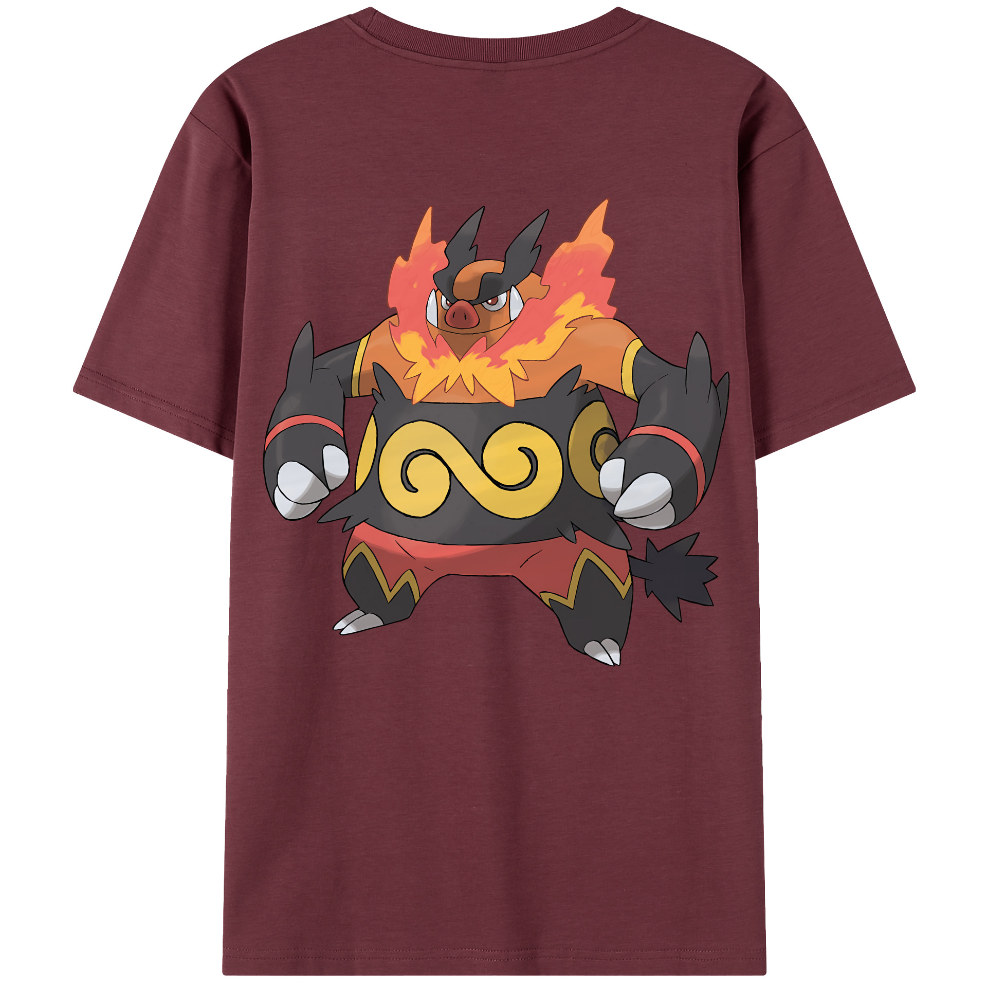 （画像用） ポケットモンスター Pokémon 綿100％半袖Tシャツ（背面プリント）